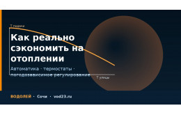 Как реально сэкономить на отоплении в Сочи: термостаты, погодозависимое регулирование и удалённое управление
