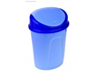 Ведро для мусора пластик 8л. овальное,голубое  М1377  631815