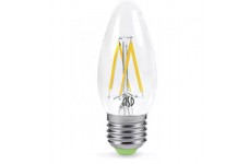 Лампа светодиодная LED 3.5Вт/Е14 свеча прозрачная
