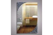 Зеркало 80х55 см. декоратмвные леопард КЗСК 45625