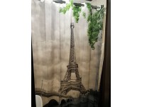 Штора для ванной комнаты, 180*200 см., полиэстер, Paris Days, Gray IDDIS 541P18Ri11