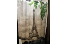 Штора для ванной комнаты, 180*200 см., полиэстер, Paris Days, Gray IDDIS 541P18Ri11