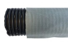 Труба однослойная  гофр. 100 мм , SN6,перф. с фильтром(50м)