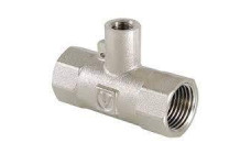 Тройник под датчик теплосчётчика 3/4"х M10 х3/4" вн.-вн.-вн. VTr.250.N.0005