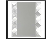 Зеркало 53,5x46,5 см. с матовым рисунком 45168 Зеркало 53,5x46,5 см. с матовым рисунком 45168