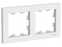 Рамка 2 поста белый SCHNEIDER Atlas ATN000102
