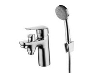 Смеситель на борт ванны на 1 отверстие с керамическим дивертором IDDIS Torr TORSB10i07