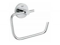 Держатель для туалетной бумаги GROHE Essentials без крышки, хром 40689001 Держатель для туалетной бумаги GROHE Essentials без крышки, хром 40689001