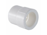 Муфта PPR переходная Н-В 75-63 Pro Aqua, Белая PA12542P
