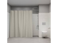 Штора для ванной комнаты 200x240 см., Полиэстер IDDIS, бежевый BL02P24i11