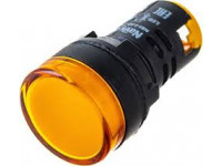 Индикаторная лампа Navigator NBI-I-AD22-230-Y желтая, d22 мм., 230В AC/DC 82802